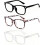 Rotgläser-Brille mit Blaulichtfilter und 99,9 % UV-Schutz 1
