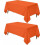 Rektangulär duk 152x283 cm, polyester, orange 1