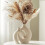 Set de 2 vaze ceramice – Stil boho alb-lăptos 1