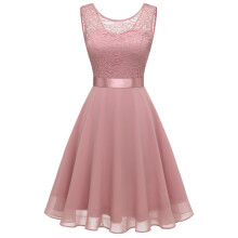 Cocktailkleid, Homecoming-Kleid für Teenager, ärmelloses Spitzenkleid für Hochzeitsgäste, formelles Kleid RD3,M