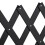 Puerta de seguridad extensible de bambú en color negro 6