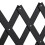 Puerta de seguridad extensible de bambú en color negro 10