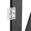 Puerta de seguridad extensible de bambú en color negro 12