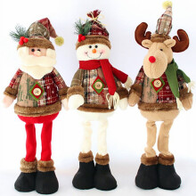 Vánoční dekorace do domácnosti, panenky, Santa Claus, los, sněhulák, dekorace na okno, vánoční potřeby