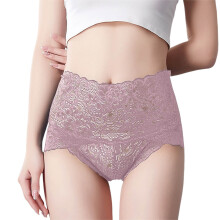 Lenjerie intimă pentru femei, chiloți din dantelă, sexy, cu talie înaltă, acoperire completă, chiloți, lenjerie intimă ușoară și moale