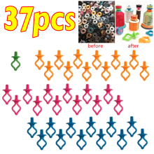 Conjunto de porta-bobinas para carretéis de linha – 37 peças