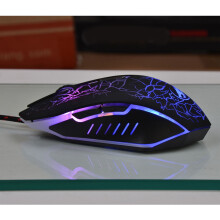 Ratón para juegos con cable KALLORY con tecnología óptica y LED arcoíris (1 unidad)