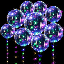 20 tuuman kirkkaat LED-ilmapallot, 10 kpl