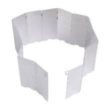 Grillvindblock Grillvindruta 116x24cm Silver