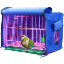 Clúdach Éan Éan atá Frithsheasmhach in Éadrom do Pheabrataí, Cocatiels, Budgies & Tuilleadh – XXL Corcra (23.6"x15.7"x15.7")
