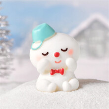 Desk Accessories Promotion Sale! Happy Christmas Santa Snowman Couple Micro Snowy Decoration Crystal Ball Accessories, Home Decor Clearance Sale