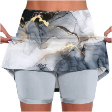 Stilvolle Damen-Skorts – mittelhoch geschnittene Rockhosen für Sport- und Freizeitoutfits, leichte und schnelltrocknende Shorts
