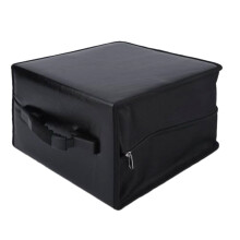 CD bags360Discs Draagbare CD DVD Portemonneehouder Tas Etui Album Organizer Media Opbergdoos (Zwart)