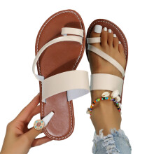 Sommerudsalg: Itsun Dame Slidesandaler, Retro Strandstil, Beige, US6 – Passer til fritidstøj