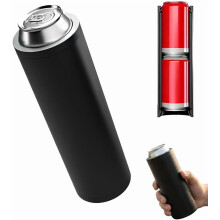 Porte-canette tactique double compartiment Kinetic – Housse isotherme fine, système multi-usages pour bière et soda, coffret cadeau robuste