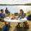 Outsunny Outsunny 4ft Picnic Table Folding Heavy Duty, White 7