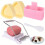 1 σετ Musubi Maker Press Onigiri Mold, αντικολλητικός κόφτης κρέατος για γεύμα, σετ παρασκευής 1