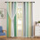 Grey Green Yellow Star Blackout Curtains 2 Pack 1