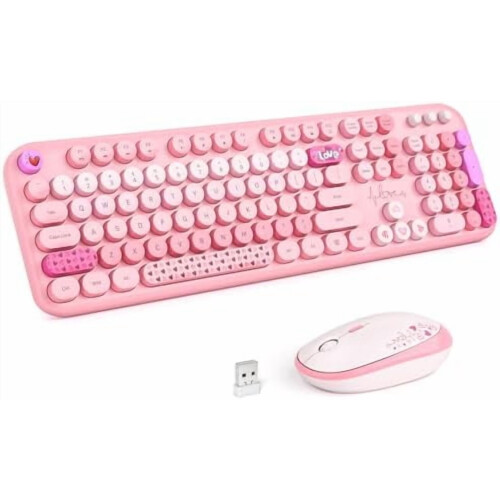 Set tastiera e mouse wireless formato standard 2.4G