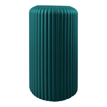 Vaso de ABS canelado de 8 polegadas para mesa e prateleira