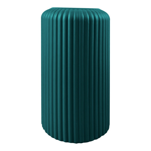Vaso de ABS canelado de 8 polegadas para mesa e prateleira