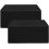 Schwarze Tischdecken, 86 x 86 x 76 cm, 2er-Pack, Polyester 1
