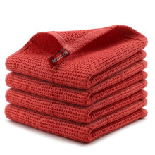 Lot de 4/6 torchons en coton doux et absorbants pour la cuisine et le nettoyage ménager.