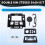Kit de Painel Estéreo Double Din de 9 Polegadas para   2007-2016, Incluindo Moldura Do Console e Painel Frontal Do Rádio. 2