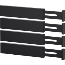 Verstellbare Schubladeneinteiler aus Bambus (43–56 cm)
