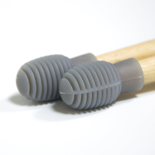Silicone Drum Stick Caps Grey 4 Pieces