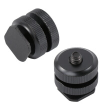 Adapter gorącej stopki do mocowania statywu 1/4" – aluminium