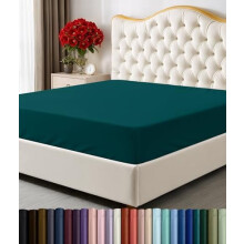 Prześcieradło z dopasowaną gumką King Fitted Sheet 2Pack 78x80 cali 15 cali Głęboka kieszeń