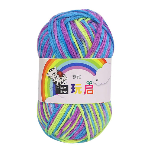 Νήμα βαμβακιού Rainbow Milk 50g μπάλα για πλέξιμο και πλέξη