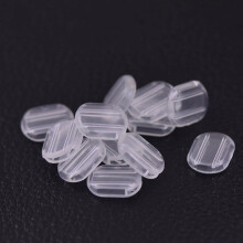 40pcs Soft Earring Backs for Clip-On Earrings Clear Earring Pads Earring Cushions Comfortable Earring Pads Ear Clip Accessories