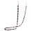 Cadena acrílica para gafas de mujer, multicolor. 1