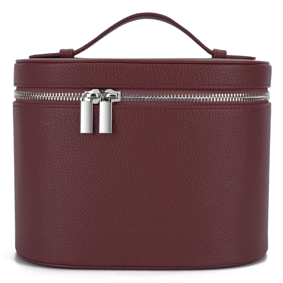 Makeup Bag Vanity Case with Removable Divider Travel Toiletry Bag Portable Cosmetic Bag Makeup Organizer Case