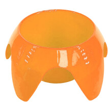 Porte-gobelet de plage en plastique orange multifonctionnel