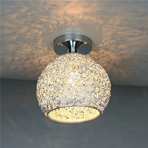 Φωτιστικό οροφής LED αλουμινίου 18x18x20cm με δυνατότητα ρύθμισης φωτεινότητας για