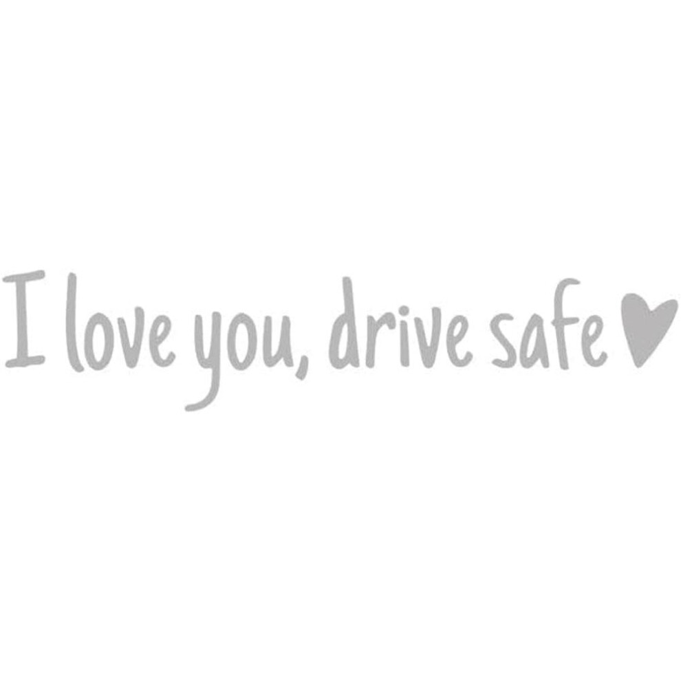 2Pcs "I Love You Drive Safe" Rearview Mirror Stickers Â Compatible With All Car Mirrors 9170372960309