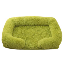 Cama grande para cães, cama de pelúcia para animais de estimação, cama de inverno grossa para cães, sofá-cama para cães, almofada removível,