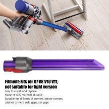 Bocal para frestas com fenda estreita para aspiradores Dyson V7, V8, V10 e V11.