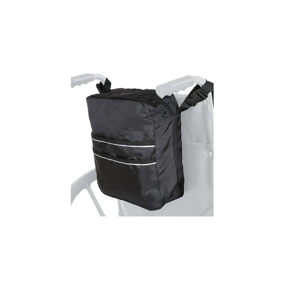 Wheelchair Pouch Side Pocket Wheelchair Bags Backpack Attachment Accessories For Electric Power Wheelchair Cup Holder