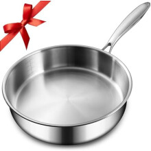 12" trelags stekepanne i rustfritt stål