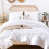 Ensemble de couette vert olive pour lit king size (3 pièces) 1