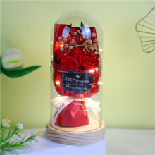 Valentinstag-Nachtlicht mit Blumenmuster – Acryl-LED-Dekoration