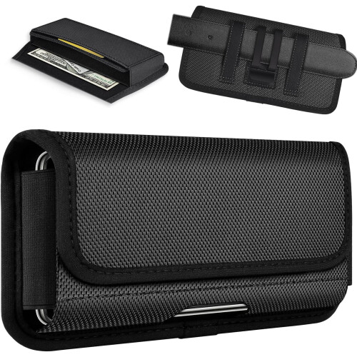Nylon-Handygürtelholster mit Geldfach