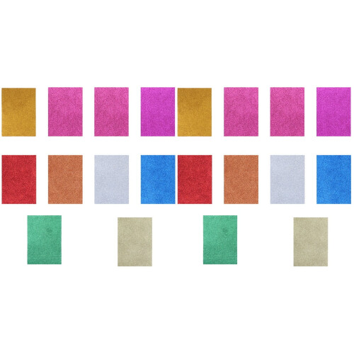 Glitzerkarton-Papierpackung – 30 x 20 cm, verschiedene Farben
