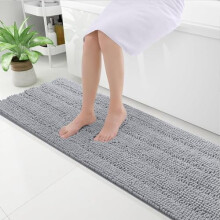 Žinylkový pruhovaný koupelnový koberec 59x20 palců