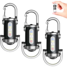 Keyblazer Taschenlampe, 1200 lm, wiederaufladbare Schlüsselanhängerlampe, 7 Modi, wasserdicht, kompakt – für Camping, Wandern, Spazierengehen (3)