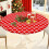 Runde, wasserdichte, elastische Tischdecke (45 Zoll) 1